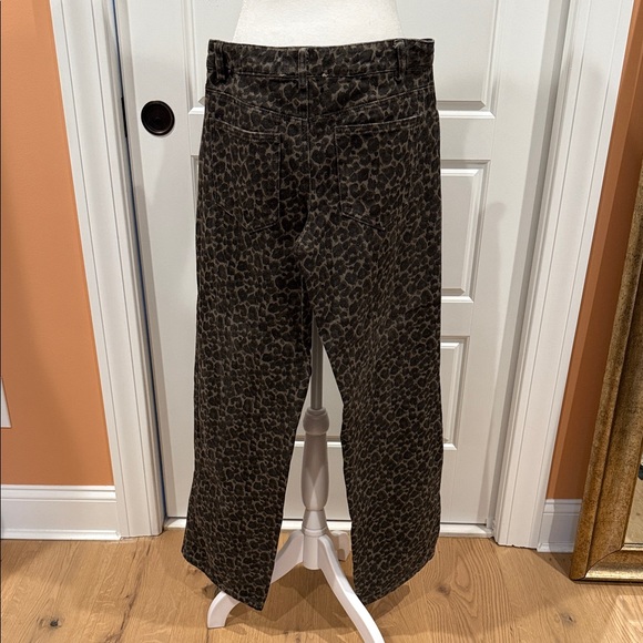 Grey Bandit Leopard Print Women Jeans - Picture 2 of 2
